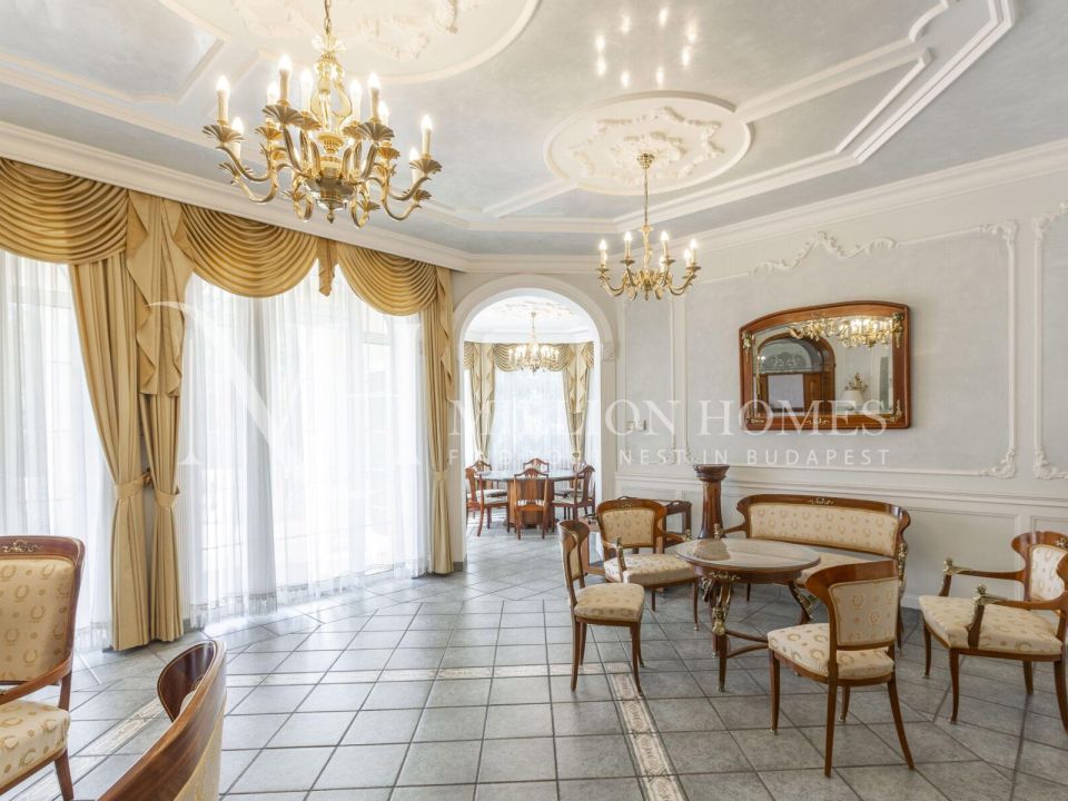 Kiváló tulajdonságú, 8 hálószobás villa Törökvészben, diplomáciai célokra is tökéletes