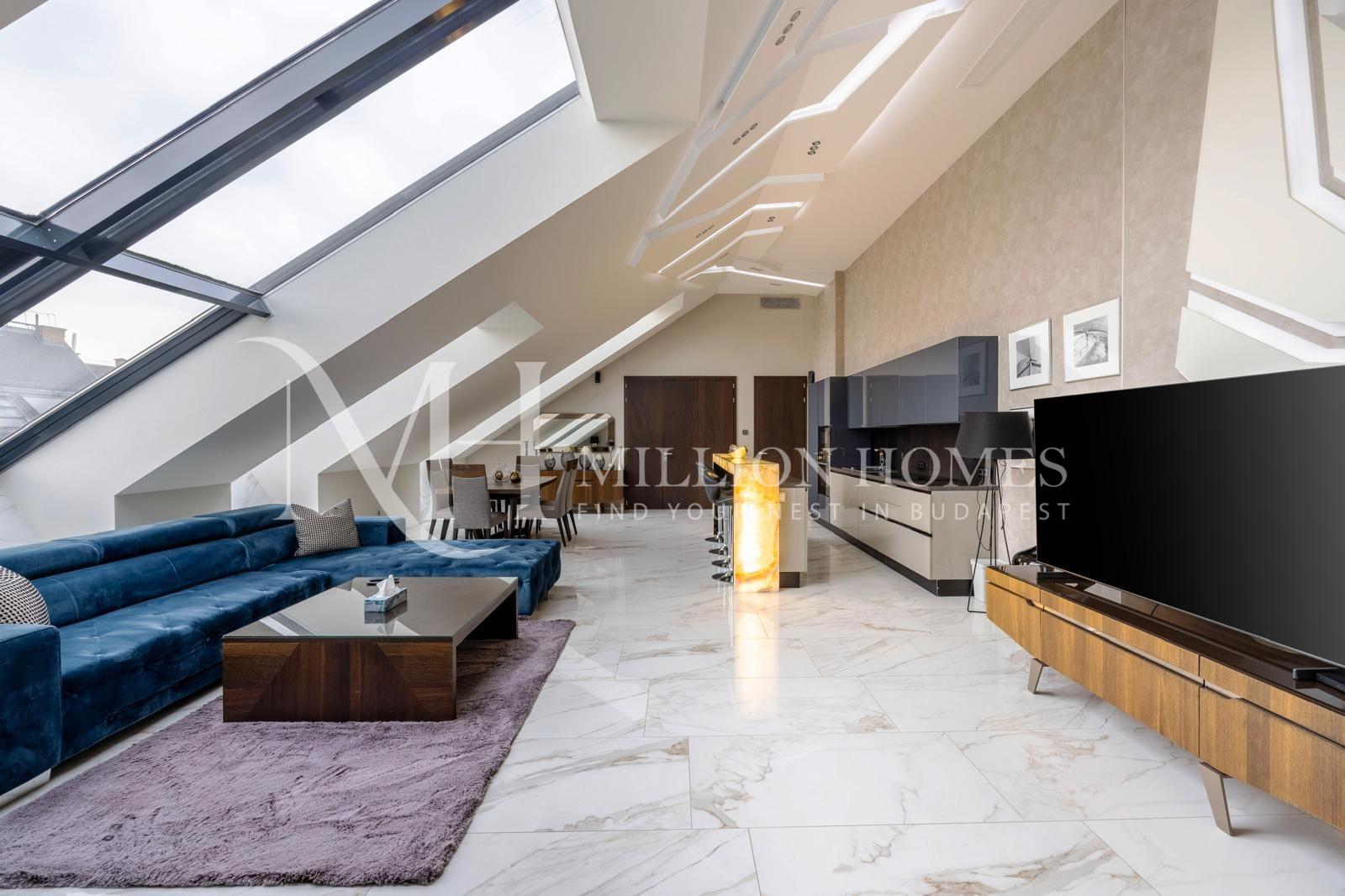 Exkluzív luxusduplex kiadó az Andrássy úton – közvetlenül a Bazilika mellett
